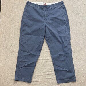 Levis Strauss Of California XX Chino EZ Taper Pants Relaxed Fit Drawstring Blue